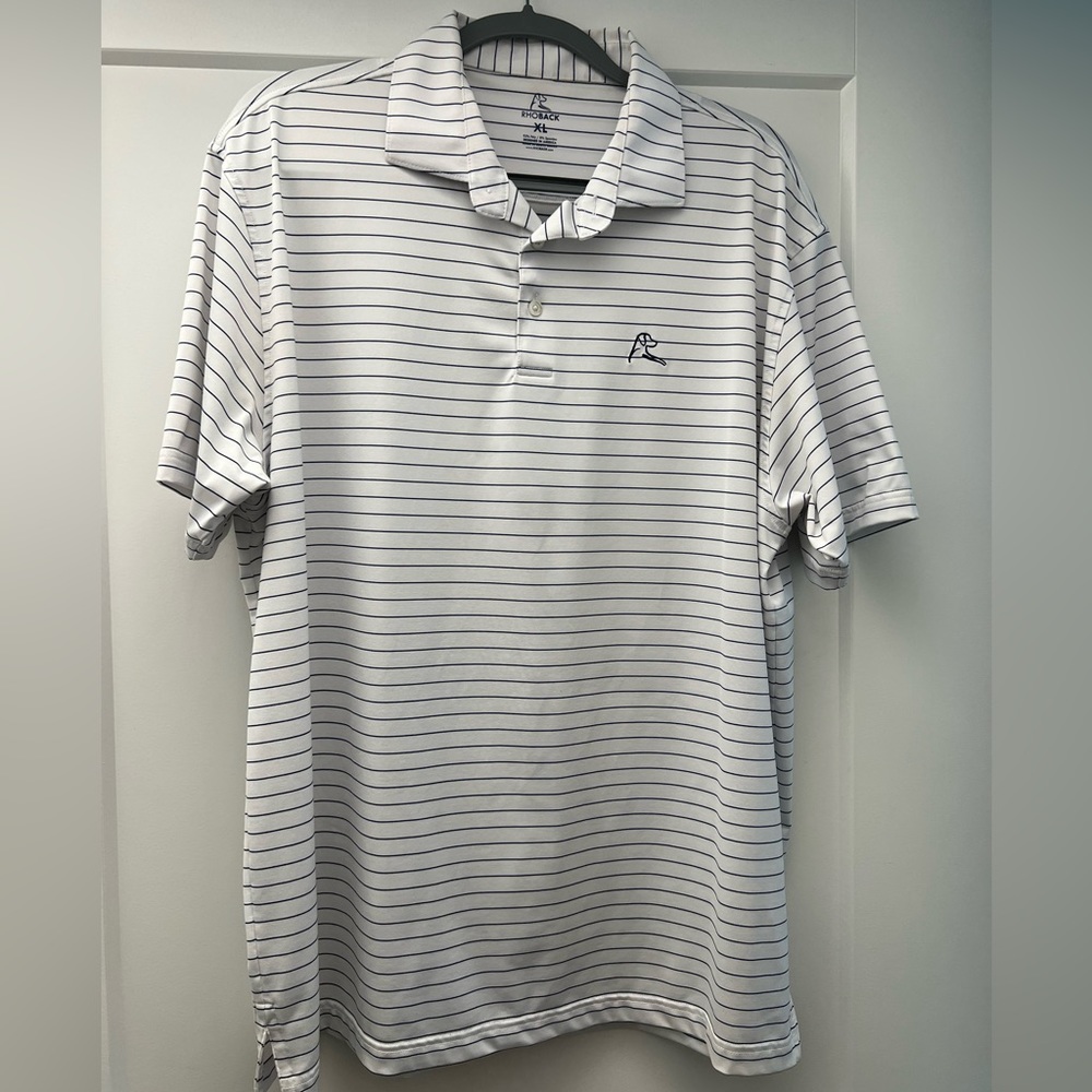 Rhoback - The Captain Striped Polo XL
